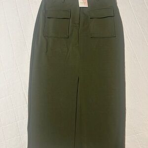 Olive Green Women's Skirt